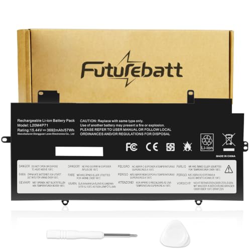 Futurebatt L20M4P71 SB10T83216 Laptop Battery Replacement for Lenovo ThinkPad X1 Carbon 9th 10th 11th Gen X1 Yoga 6th 7th 8th Gen Series L20C4P71 SB10T83217 L20D4P71 L20L4P71 L20C4P71 - size: L20M4P71 11.18 5.59 0.67in