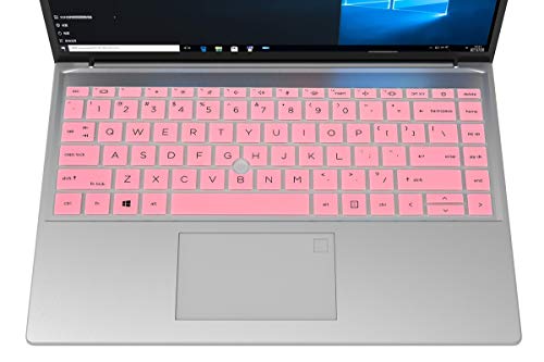 Keyboard Cover for HP EliteBook 840 G7 G8 14" Notebook, HP EliteBook 845 G8 G7 14" Notebook Keyboard Protector Skin Accessories, Pink