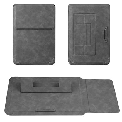 HoYiXi 14 Inch Laptop Sleeve Case with Stand Feature for Mac Book Pro 14 2021/ASUS Vivobook 14/HP Pavilion X360/IdeaPad 14/Dell HP ASUS Acer Huawei Matebook 14'',Compatible 13.3-14'' PC,Dark Gray - color: Dark Gray, size: 13.6-14'' laptop