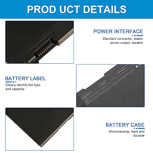 CM03XL CM03 Laptop Battery for HP Elitebook 740 745 750 755 840 845 850 855 G2, 840 850 G1, Zbook 14 G2 / 15u, Spare 717376-001 716724-421 CM03050XL, CO06XL CO06 HSTNN-DB4Q HSTNN-L11C-5 HSTNN-LB4R - size: 7.94*3.96*0.24inch CM03XL