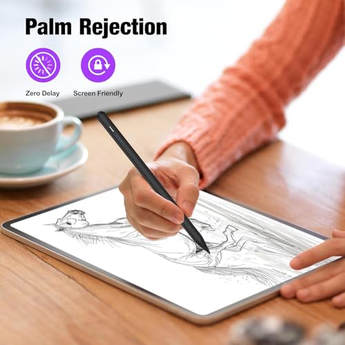 Stylus Pencil for iPad A16/11th Gen(2018-2026),2Pack Active iPad Pen Fast Charging Palm Rejection&Tilt Sensitivity Compatible iPad 11-6th,iPad Pro M5/12.9"/11",iPad Air M4/M3/M2/5/4/3,Mini 7/6/5-Black - color: Black, size: 2pack