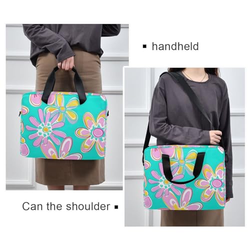 JIPONI Laptop Bag For Women Men, 15.6 16 IN Tote Work bags, Briefcase Messenger Computer Case 01 - color: Multi 9