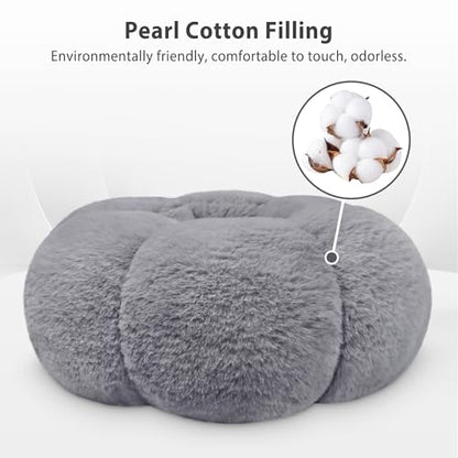 CreaDream Pumpkin Tablet Pillow Stand, Adjustable Pillow Stand for Lap Bed | Detachable Snack Bowl, Fits 4.7"-13" Kindle, Tablets, iPad, Soft Plush Fabric, for Reading and Relaxation on Bed, Couch, Grey - color: Grey