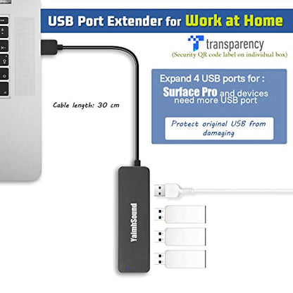 4-Port USB 3.0 Hub and USB Megabit Ethernet Adapter