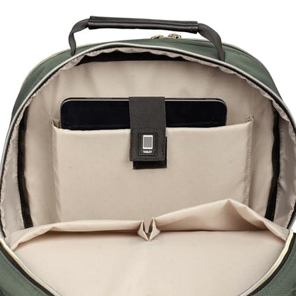 Kenneth Cole REACTION Women's Chelsea Chevron 15" Laptop and Tablet Backpack, Olive - color: Olive