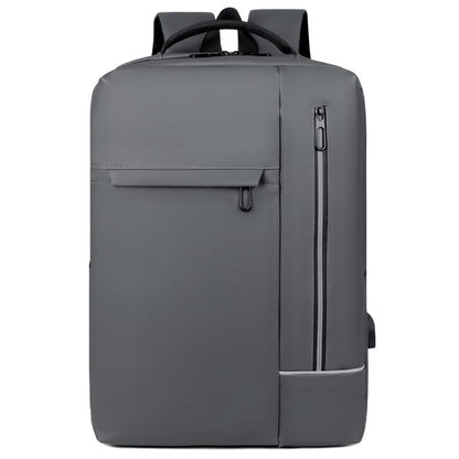 Laptop Backpack, Business Travel Backpack for Men Women, Water Resistant Anti-Theft Daypack, USB Charging Port (Dark Gray) - color: Dark Gray