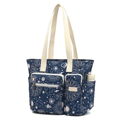 Women Tote Bag With Muti-Pockets,Lightweight Shoulder Bag,Large Capacity Handbag for Travel, Work, Gym - color: Sol De Mayo