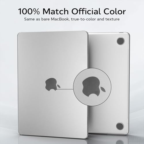 B BELK Compatible with MacBook Air 13 inch Case 2026 2025-2022 M5 M4 M3 M2 | [100% Official Color] [Slim Armor] Plastic Hard Shell for MacBook Air 13.6 inch Case (A3449 A3240 A3113 A2681), Matte Clear - color: Matte Clear