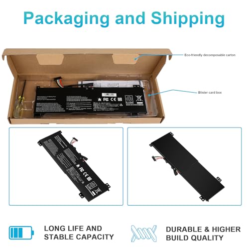 Futurebatt L20C3PC2 Battery Replacement for Lenovo Ideapad Gaming 3-15IHU6 3-15ACH6 82K20015US 82K200UTUS Series L20D3PC2 L20L3PC2 L20M3PC2 5B11B96715 5B11B96719 SB11B96716 - size: L20C3PC2 12.17 4.57 1.02