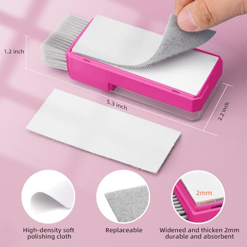 Keyboard Cleaner & Laptop Cleaning Kit, All-in-1 for Computer PC, HotPink | Electronics Deep Cleaning Reusable Brush Tool, Screen-Safe Spray, for iPhone iPad Macbook Airpod Camera, Gaming Accessories - color: HotPink