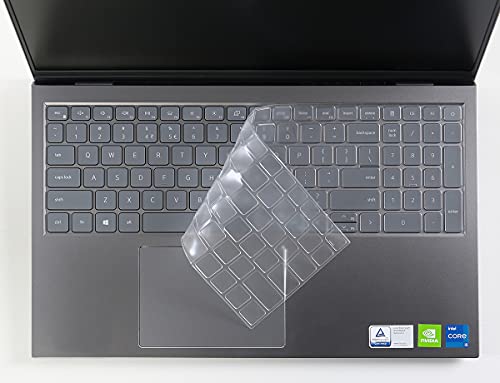 Keyboard Cover for Dell Inspiron 15 5510 5515 5518 15.6"/ Inspiron 15 3510 3511 3520 3525 3530 3535, Dell Vostro 15 3510 5510 5515, Dell Latitude 3520 Keyboard Skin Protector