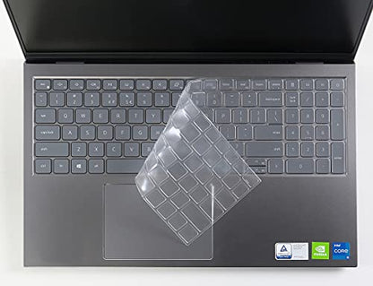 Keyboard Cover for Dell Inspiron 15 5510 5515 5518 15.6"/ Inspiron 15 3510 3511 3520 3525 3530 3535, Dell Vostro 15 3510 5510 5515, Dell Latitude 3520 Keyboard Skin Protector