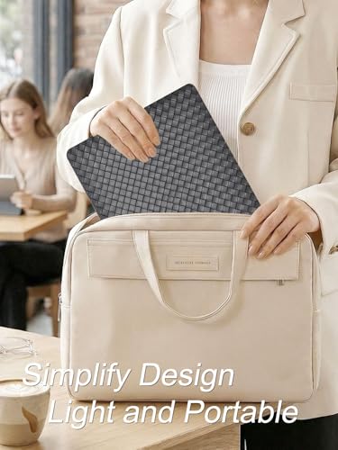 Voidborne Compatible with MacBook Neo 13 inch Case 2026 Release Model A3404 with A18 Pro Chip,Elegant Tartan PVC Leather Plastic Hard Shell Protective Case for Neo 13 inch + Keyboard Cover,Black Grid - color: Black-Tartan PVC Grid