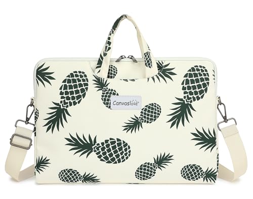 Water Resistant Laptop Shoulder Sleeve Case Bag for MacBook Pro 16 inch and 15.6 inch and 16 inch laptop (Pineapple) - color: Pineapple