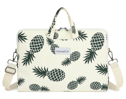 Water Resistant Laptop Shoulder Sleeve Case Bag for MacBook Pro 16 inch and 15.6 inch and 16 inch laptop (Pineapple) - color: Pineapple