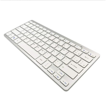 Wireless Portuguese Keyboard, Brazilian Keypad Language Portuguese-Brazil Ultra Thin Lightweight Silent Bluetooth Keyboards for Laptop/PC/Tablet/Desktop/Smart TV (Portuguese) - style: Portuguese