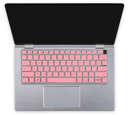 Keyboard Cover for Dell Latitude 3440 3450 7450 7440 7430 7420 7410 5420 5430 5431 5440 5450 14, Dell Latitude 9000 9510 9520 7520 15.6 & Dell Latitude 9420 9430 14 Keyboard Protector Skin, Pink - color: Pink