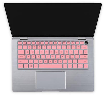 Keyboard Cover for Dell Latitude 3440 3450 7450 7440 7430 7420 7410 5420 5430 5431 5440 5450 14, Dell Latitude 9000 9510 9520 7520 15.6 & Dell Latitude 9420 9430 14 Keyboard Protector Skin, Pink - color: Pink