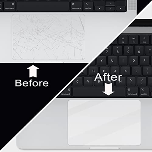 2-Pack Trackpad Protector for 2026-2023 MacBook Air 15.3-inch (M5/M4/M3/M2 Models) A3448 A3241 A3114 A2941 with Touch ID Trackpad Cover Scratch-Resistant Smooth Surface Water-Resistant