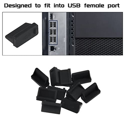 WMYCONGCONG 30 PCS USB Port Cover Silicone Anti Dust Protection Caps Dust Plug for USB A, HDMI, RJ45 Ethernet Hub Port