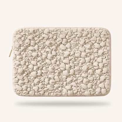 Vandel Puffy Laptop Sleeve Case, 13-14 inch Laptop Sleeve Bag Case 13.3 Inch, Compatible with MacBook Air/Pro 13/Pro 14/iPad Pro 12.9, HP Dell ASUS Computer Bag Cover, Sand Crunch - color: g. Sand Crunch