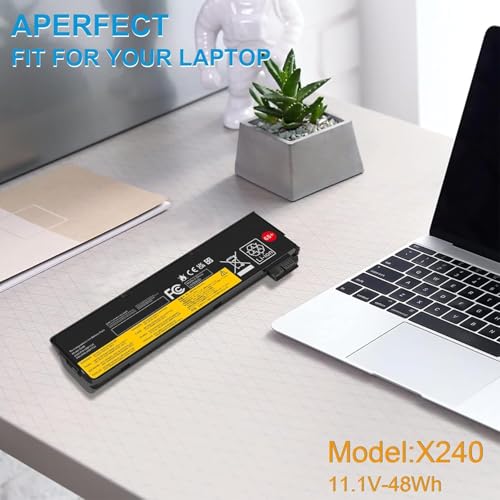 TREE.NB 48WH Battery 68+ for ThinkPad T440 T450 T460 T460P T470P T550 T560 X240 X250 X260 X270 L450 L460 L470 P50S W550s 0C52861 0C52862 Series 45N1125 45N1126 45N1127 - size: 8.14x2.44x0.82inch X240