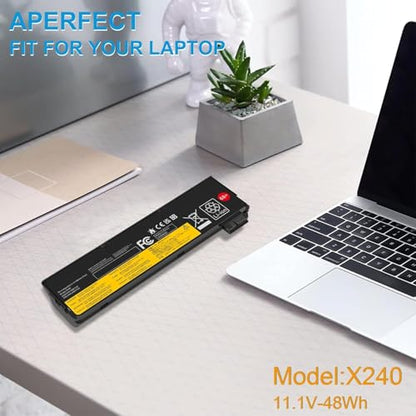 TREE.NB 48WH Battery 68+ for ThinkPad T440 T450 T460 T460P T470P T550 T560 X240 X250 X260 X270 L450 L460 L470 P50S W550s 0C52861 0C52862 Series 45N1125 45N1126 45N1127 - size: 8.14x2.44x0.82inch X240