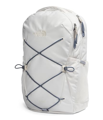 The North Face Jester Everyday Laptop Backpack, Wht Dune/Granite Gy, OSFA | Commuter Travel Bag, Laptop Sleeve, Water-Repellent - color: White Dune/Granite Grey