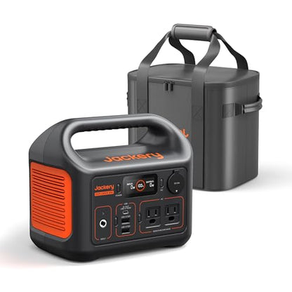 Jackery Portable Power Station Explorer 300 with Carrying Bag, 292Wh Backup LiFePO4 Battery, Solar Generator for Outdoors Camping Travel Hunting Blackout (Solar Panel Optional) - style: E300+Carrying Bag