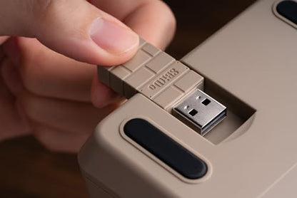 8Bitdo Retro 18 Mechanical Numpad for Windows & Android, C64 Edition | Bluetooth, 2.4G and Wired, Calculator Mode, Retro LED Display, Kailh Box White Switches V2 - color: C64 Edition
