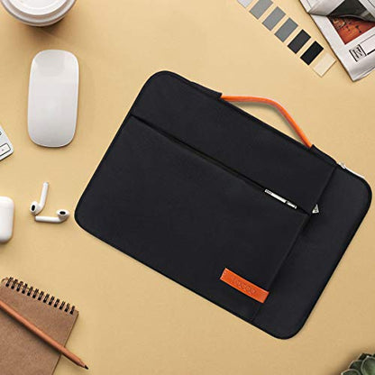 Lacdo 360° Protective Tablet Sleeve Case for 13 inch New iPad Air M4 M3 M2 2026-2024, 13-inch iPad Pro M5 M4 2025-2024, 12.9 inch iPad Pro 6 5 4 3, iPad Pro Air 13 inch Sleeve, Tablet Case Bag, Black - color: Black, size: New iPad Pro Air 12.9-13 Inch