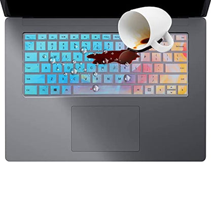 Colorful Keyboard Cover for Microsoft Surface Book 3/2, Surface Laptop 5/4/3 13.5" 15" - Protective Skin - color: Colorful
