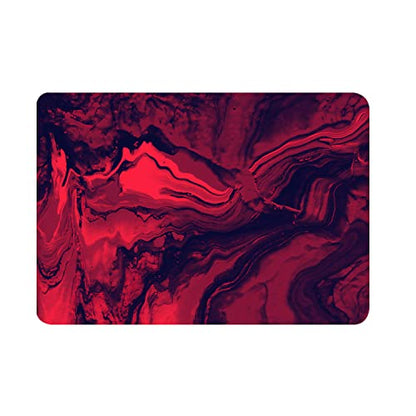 MacBook Pro 13 Inch Case 2012-2008 A1278 - Plastic Hard Shell & Keyboard Cover Skin - Black/Red - color: CH137 Black Red, size: Pro 13" w/CD-ROM 2008-2012(A1278)