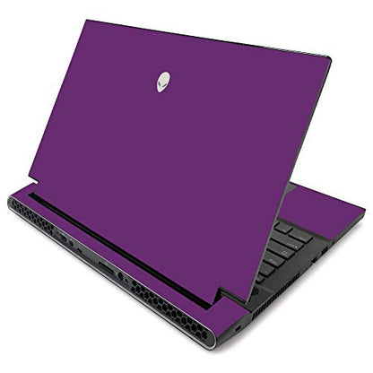 MIGHTY SKINS MightySkins Skin for Alienware m17 R2 (2019) - Solid Purple | Protective, Durable, and Unique Vinyl Decal wrap Cover | Easy to Apply, Remove, and Change Styles | Made in The USA - color: Purple