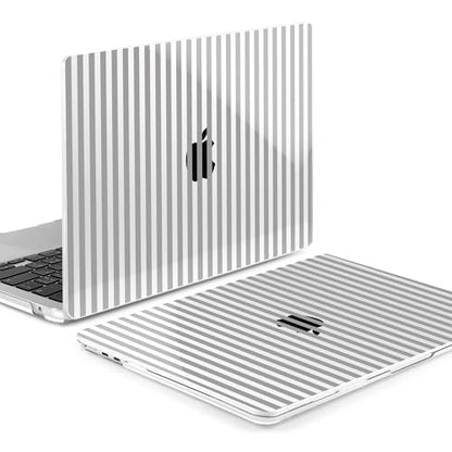 MEEgoodo Case for M5/M4/M3/M2 MacBook Air 13 inch Case 2026 2025 2024 2022, Fit Model A3449/A3240/A3113/A2681, Laptop Hard Shell Compatible with MacBook Air 13.6-inch, Gray Stripes - color: Gray Stripes