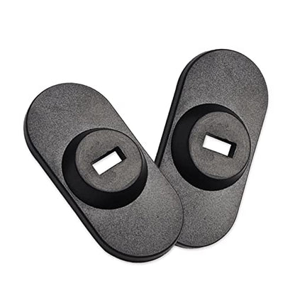 Laptop Cable Lock Hardware Security Cable Lock Anti Theft Combination Lock for iPad Tablet Laptop MacBook and All Other Notebooks and Tablets （2pcs Black - color: Rectangular black 2Pcs