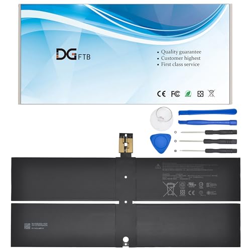 DGFTB 45.2Wh DYNK01 G3HTA036H Laptop Battery Replacement for Microsoft Surface 1st Gen 1769 2017, Surface 1782 13.5'', 2-LQN-00004 KSR-00001 DAG-00003 (7.57V 45.2Wh/5970mAh/ 4-Cell) with Tools