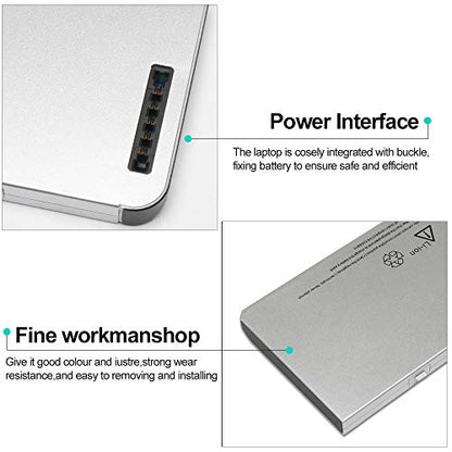 LQM 45Wh A1280 Laptop Battery, Compatible with Apple MacBook | Compatible with Apple MacBook 13-inch, A1278 (2008) series, MB771G/A, MB466LL/A, MB467LL/A - color: A1280