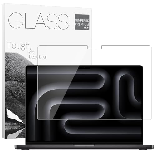 9H Tempered Glass 16" Screen Protector for 2026 MacBook Pro 16.2 Inch Screen Protector (2026-2021 M5, M4, M3, M2,M1 Pro/Max Chip), Bubble Free, Ultra Thin HD Transparency, Anti Scratch - color: MacBook Pro 16.2 Inch, size: 1pc