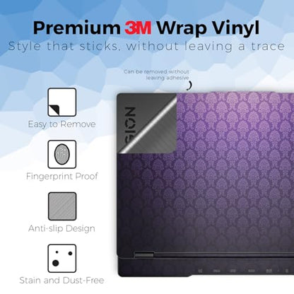 Laptop Skin Compatible with Lenovo Legion 5 Gaming Laptop (15IRX9) 2024 - Antique Purple - Premium 3M Vinyl Protective Wrap Decal Cover - Easy to Apply | Crafted in the USA - color: Antique Purple, size: Legion 5 Gaming (15IRX9) 2024 Full Cover Skin, styl