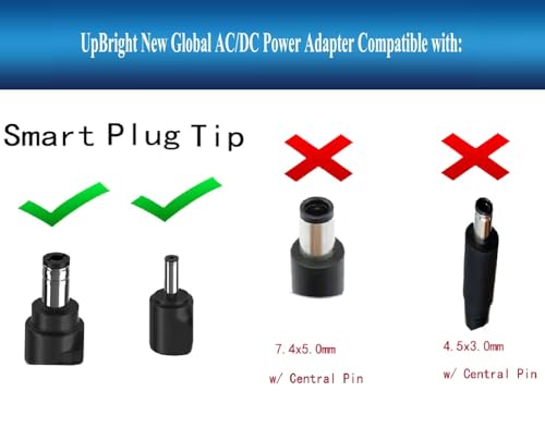 UpBright 19V AC/DC Adapter Compatible with Asus ADP-40KD BB ADP-40KDBB ADP40KD BB ADP40KDBB Delta Electronics Acer 19 V 2.1 A 19VDC 2.1A 40W DC19V 2100mA 19.0 LPS Power Supply Cord Battery Charger PSU