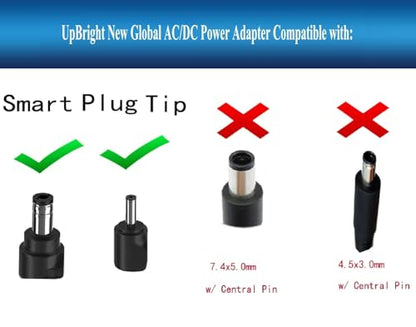 UpBright 19V AC/DC Adapter Compatible with Asus ADP-40KD BB ADP-40KDBB ADP40KD BB ADP40KDBB Delta Electronics Acer 19 V 2.1 A 19VDC 2.1A 40W DC19V 2100mA 19.0 LPS Power Supply Cord Battery Charger PSU