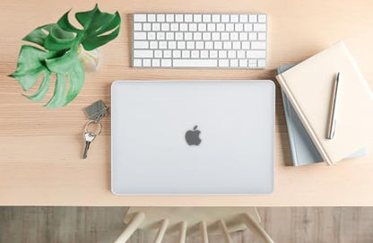Case for MacBook Air 13 inch A1466 A1369 2010-2017 Release, 5 in 1 Plastic Hard Shell&Keyboard Cover&Screen Protector&Webcam Cover,Matt Clear - color: Matt Clear