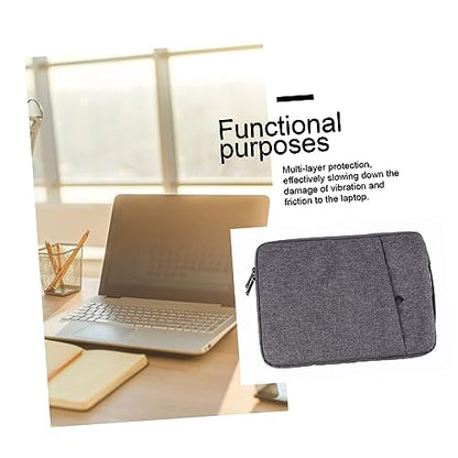 LALAFINA 1Pc Laptop Sleeve Case for Lightweight Pouch Organizer with Double Zippers for Office Travel and Leisure for Accessories and Essentials
