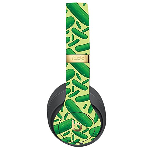 MightySkins Skin Compatible with Beats Studio 3 Wireless - Pickles | Protective, Durable, and Unique Vinyl Decal wrap Cover | Easy to Apply, Remove, and Change Styles | Made in The USA - color: Pickles