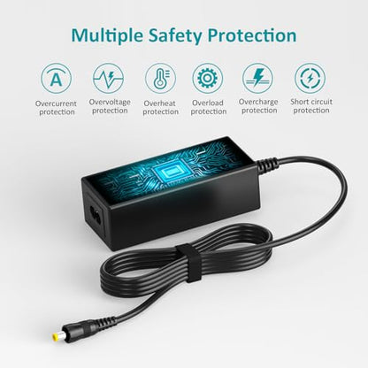 65W Universal Laptop Charger Power Adapter Supply Cord | for HP Dell Lenovo Samsung Acer Chromebook TouchSmart Gateway Toshiba Satellite Sony ASUS Vivobook