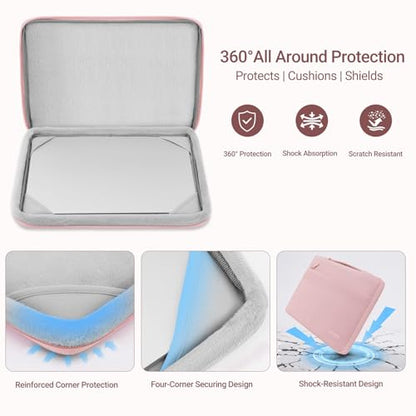 MOSISO Compatible with MacBook Pro 14 inch Case M5 2026 M4 M3 M2 M1 2025-2021 A3427 A3426 A3434 A3112 A3185 A3401 A2918 A2992 A2779 A2442, Case&Bag&Keyboard Skin&Webcam Cover&ScreenFilm, Rose Quartz - color: Rose Quartz
