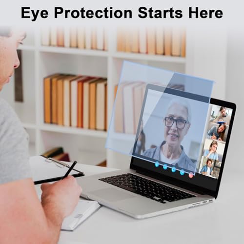 15.6 Inch Blue Light Screen Protector Panel, Eye Protection Anti-Scratch Blue Light Screen Filter for 15.6" with 16:9 Aspect Ratio Laptop, HD Not Anti-Glare