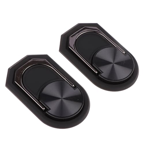 Portable Foldable Laptop Stand with Heat Dissipation Alloy Lightweight Risers for 13-17Inch Laptops Risers Accessory Foldable Laptop Cooling Stand Zinc Alloy - color: Black