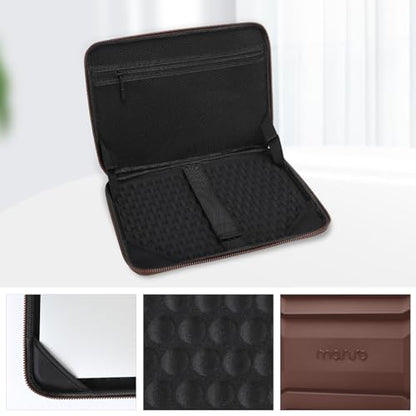 MOSISO 13-14 inch Laptop Hard Case, Waterproof Shockproof Laptop Sleeve Compatible with MacBook Neo 13/Air 13.3 13.6/Pro 13/14,HP Dell ASUS Lenovo,Symmetrical Trapezoid EVA Laptop Sleeve, Brown - color: Brown, size: 13.3 inch